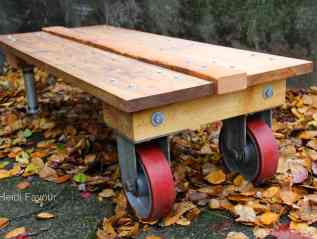 Red Caster Coffee&nbsp;Table